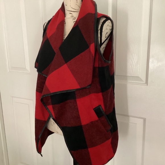 Unbranded Women Wrap, Size  Small, Color Black, Red - Picture 3 of 3